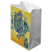 Irises Vincent van Gogh Mittlere Geschenktüte (Rückseite Schrägansicht)