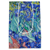 Irises Vincent van Gogh Mittlere Geschenktüte (Rückseite)