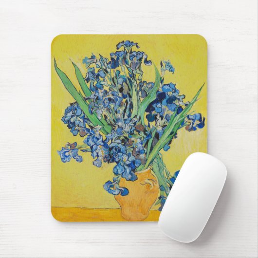 Irises Vincent van Gogh Mousepad (Mit Mouse)