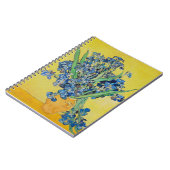 Irises Vincent van Gogh Notizblock (Linke Seite)