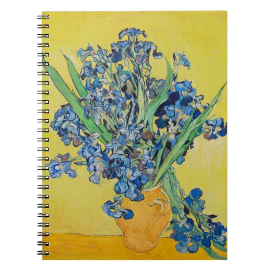 Irises Vincent van Gogh Notizblock (Vorderseite)