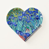 Irises Vincent van Gogh Notizblock (Rückseite)