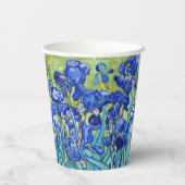 Irises Vincent van Gogh Paper Cups Pappbecher (Rückseite)