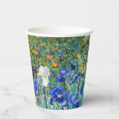 Irises Vincent van Gogh Paper Cups Pappbecher (Vorderseite)
