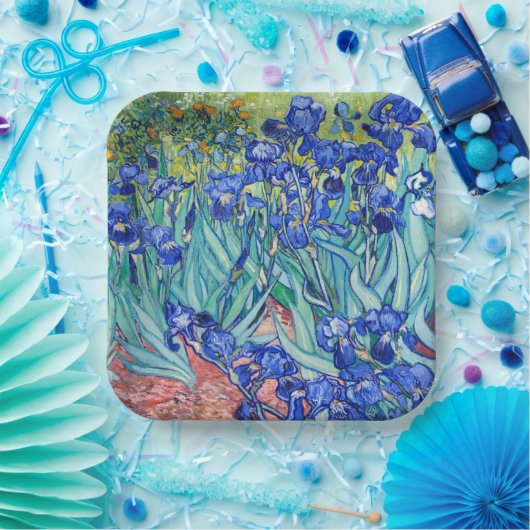 Irises Vincent van Gogh Pappteller (Party)