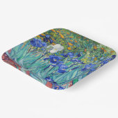 Irises Vincent van Gogh Pappteller (Gewinkelt)