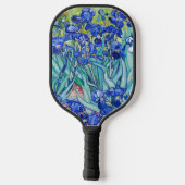 Irises Vincent van Gogh Pickleball Schläger (Rückseite)