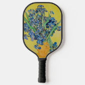 Irises Vincent van Gogh Pickleball Schläger (Rückseite)