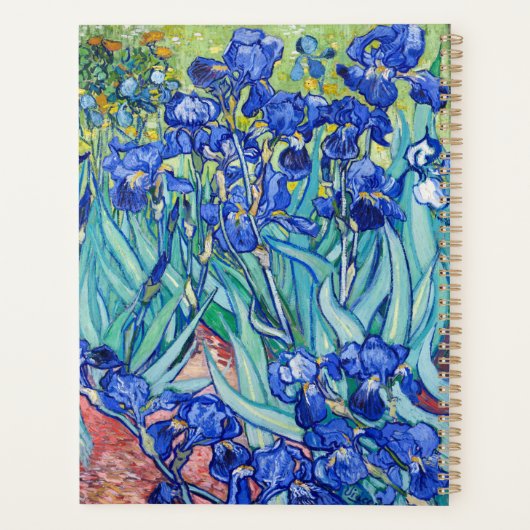 Irises Vincent van Gogh Planer (Rückseite)