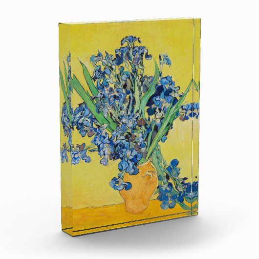 Irises Vincent van Gogh Poster Fotoblock (Links)