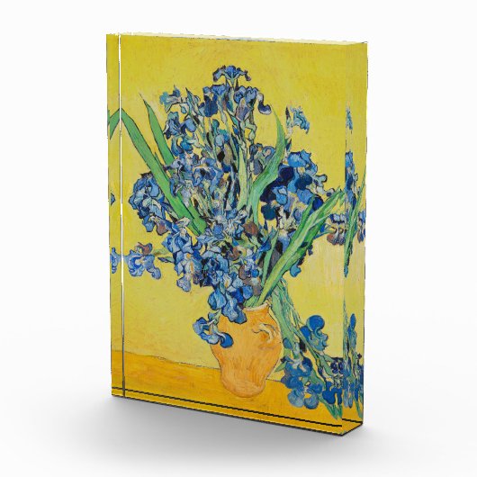 Irises Vincent van Gogh Poster Fotoblock (Rechts)