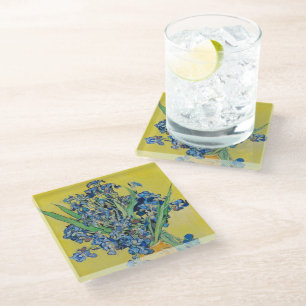 Irises Vincent van Gogh Poster Glasuntersetzer