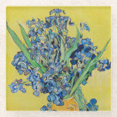 Irises Vincent van Gogh Poster Glasuntersetzer (Vorderseite)