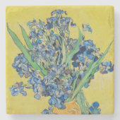 Irises Vincent van Gogh Poster Steinuntersetzer (Vorderseite)
