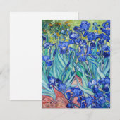 Irises Vincent van Gogh RSVP Karte (Vorne/Hinten)