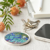 Irises Vincent van Gogh Schlüsselanhänger (Seite)