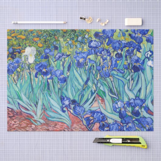 Irises Vincent van Gogh Seidenpapier (Handwerk)