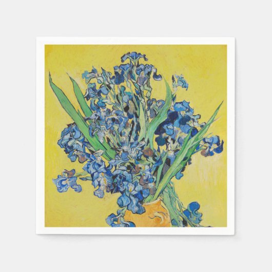 Irises Vincent van Gogh Serviette (Vorderseite)