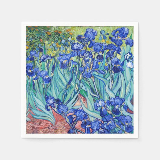 Irises Vincent van Gogh Serviette (Vorderseite)