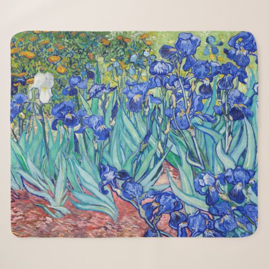 Irises Vincent van Gogh Sherpadecke (Vorderseite (Horizontal))