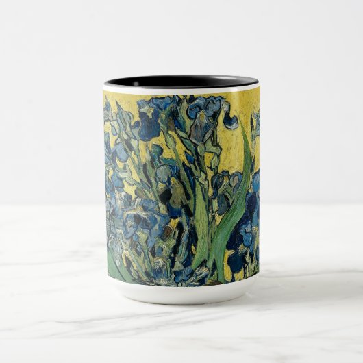 Irises-Vincent van Gogh Small Tasse (Zentrum)