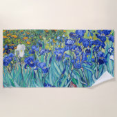Irises Vincent van Gogh Strandtuch (Vorderseite)