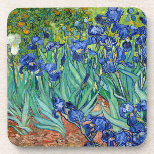 Irises Vincent van Gogh Vintage Malerei Getränkeuntersetzer