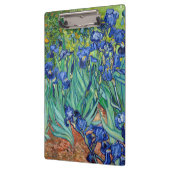 Irises Vincent van Gogh Vintage Malerei Klemmbrett (Links)