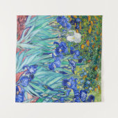 Irises Vincent van Gogh Wandteppich (Vorderseite (Horizontal))