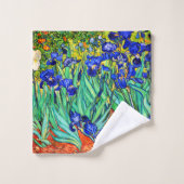 Irises von Vincent Van Gogh Badhandtuch Set (Waschlappen)