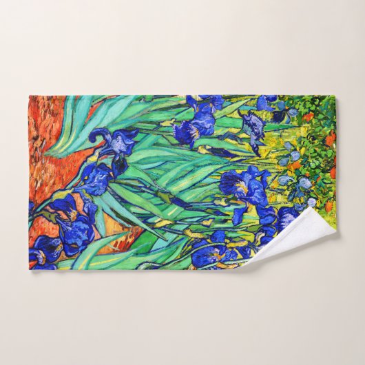 Irises von Vincent Van Gogh Badhandtuch Set (Handtuch)