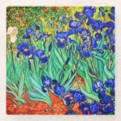 Irises von Vincent Van Gogh Glasuntersetzer (Vorderseite)