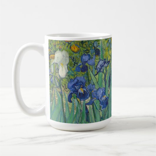 Irises von Vincent Van Gogh Kaffeetasse (Links)