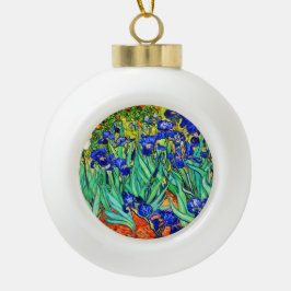 Irises von Vincent Van Gogh Keramik Kugel-Ornament