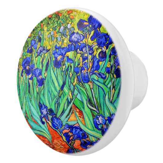 Irises von Vincent Van Gogh Keramikknauf (Rechts)