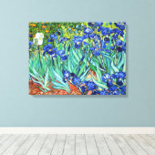 Irises von Vincent Van Gogh Leinwanddruck (Insitu (Holzboden))