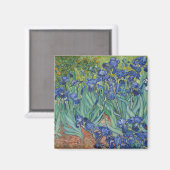 Irises von Vincent Van Gogh Magnet (Vorderseite/Rückseite)