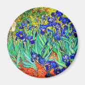 Irises von Vincent Van Gogh Magnet (Vorne)