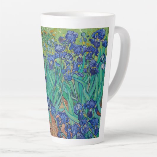Irises von Vincent Van Gogh Milchtasse (Rechte Ecke)