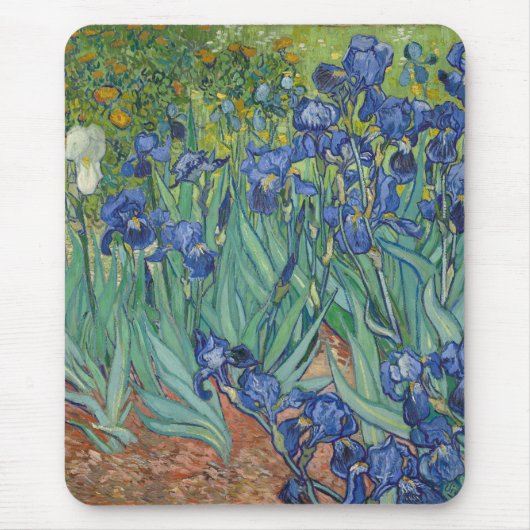 Irises von Vincent Van Gogh Mousepad (Vorne)