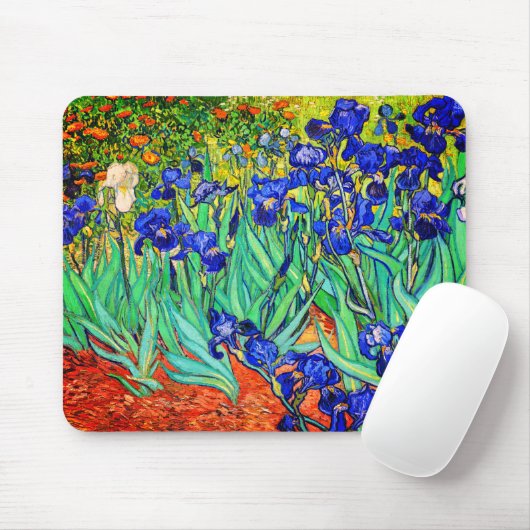 Irises von Vincent Van Gogh Mousepad (Mit Mouse)