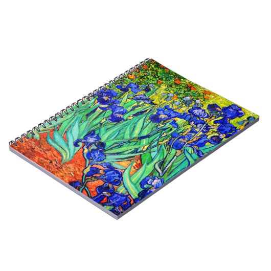 Irises von Vincent Van Gogh Notizblock (Linke Seite)