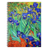 Irises von Vincent Van Gogh Notizblock (Vorderseite)
