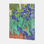 Irises von Vincent Van Gogh Ornament Aus Glas (Vorderseite links)
