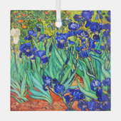 Irises von Vincent Van Gogh Ornament Aus Glas (Vorderseite)