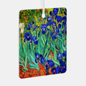 Irises von Vincent Van Gogh Ornament Aus Metall (Vorderseite Rechts)