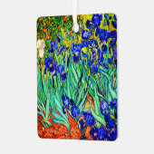 Irises von Vincent Van Gogh Ornament Aus Metall (Vorderseite links)