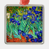 Irises von Vincent Van Gogh Ornament Aus Metall (Vorne)