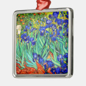 Irises von Vincent Van Gogh Ornament Aus Metall (Links)