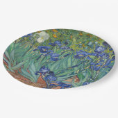 Irises von Vincent Van Gogh Pappteller (Schrägansicht)